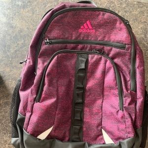 Purple Adidas backpack